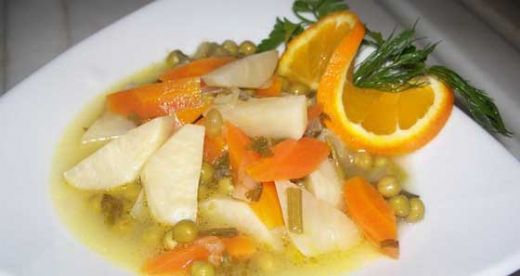 Zeytinyağlı Kereviz Portakallı Tarifi ve Malzemeleri